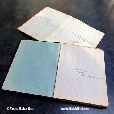 Vanita's Poetry Notebooks